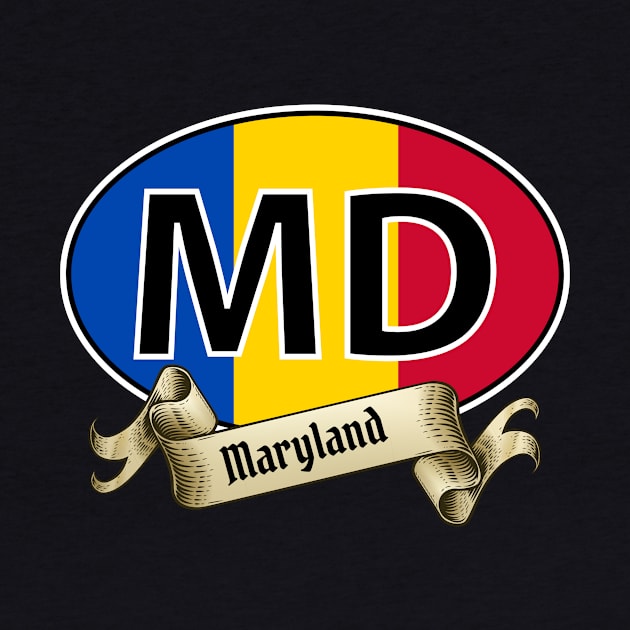 MARYLAND BANNER DESIGN by The C.O.B. Store